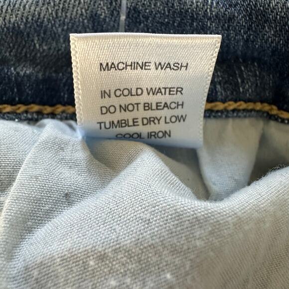 Judy Blue High Rise Destroy Wide Leg Crop Distressed Jeans | Medium Wash | SZ 27 - Picture 12 of 12